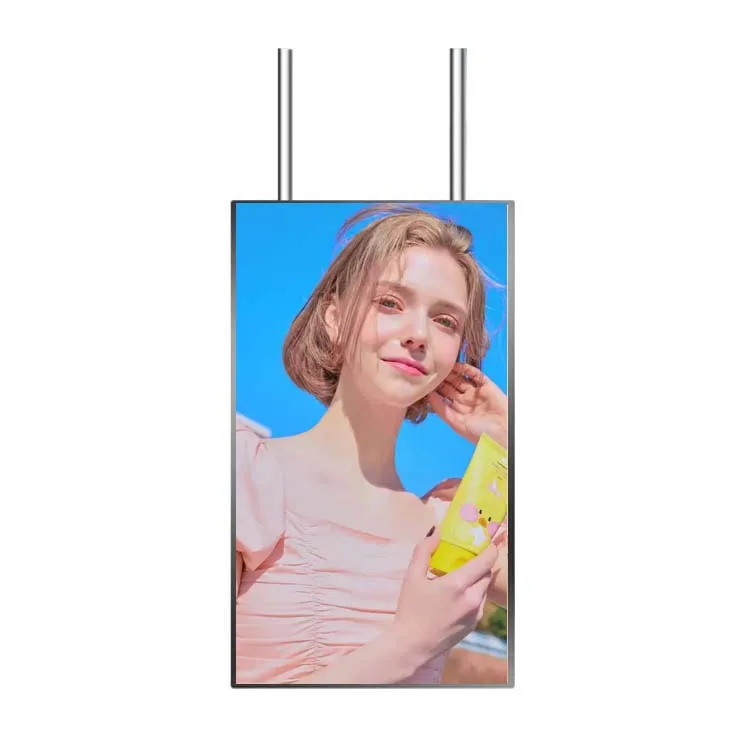 ODM 43 Inch Vertical PC Digital Signage Shop LCD Smart Single Side Store Display Screen Hanging PC Digital Signage
