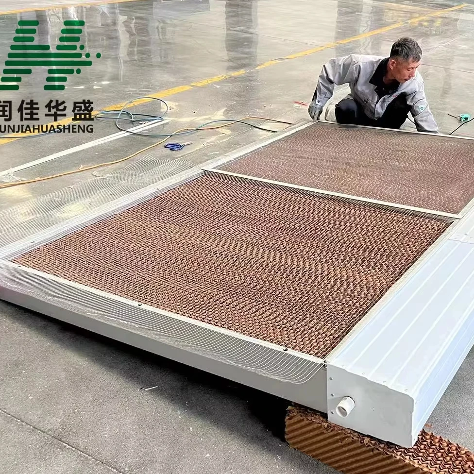 Poultry Farm Pad Cooling Wall Greenhouse Cooling Pad with PVC Plastic Outer Frame