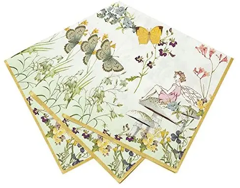 2024 Family party butterfly flowers tea party theme party supplies