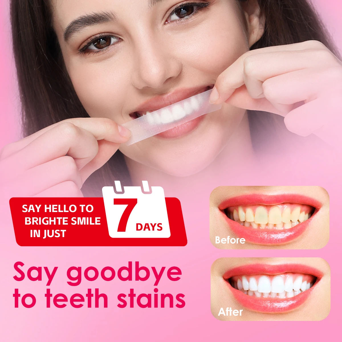 Popular Alcohol-free Teeth Whitening Strips for Muslim With Customizable Brand Logo With Good Product Quality