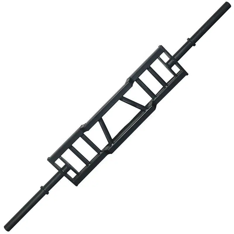 Wholesale Gym Equipment Weight Barbell Multi Grip Swiss Barbell Black Weight Lifting Swiss Bar