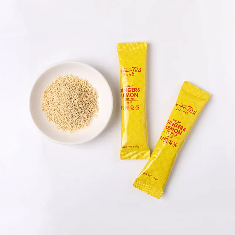 
Instant Ginger & Lemon Crystals for Supporting Healthy Digestion 