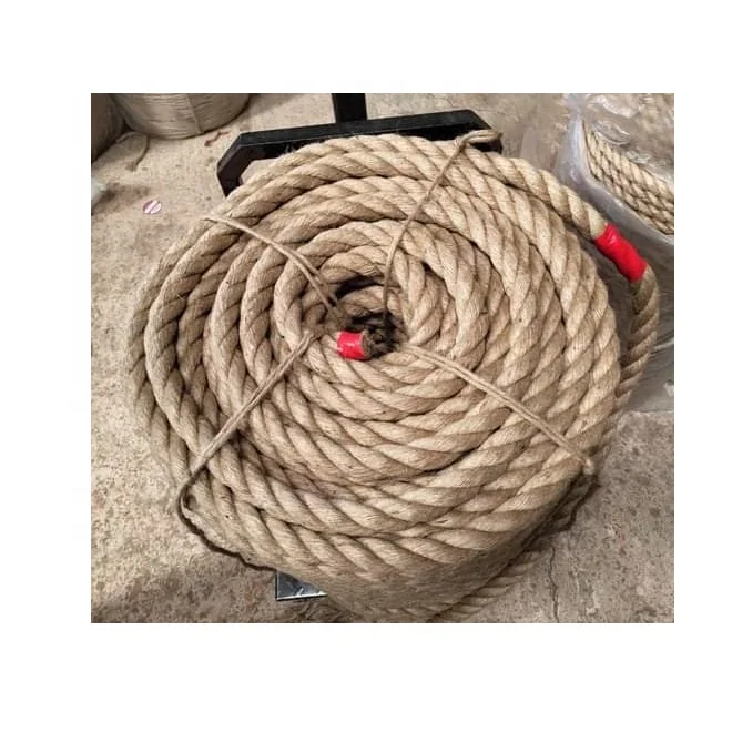 Factory Direct Supply High Quality 100% Natural Jute Rope Wholesale Competitive Price Twisted Cotton Hemp Rope Export Bangladesh