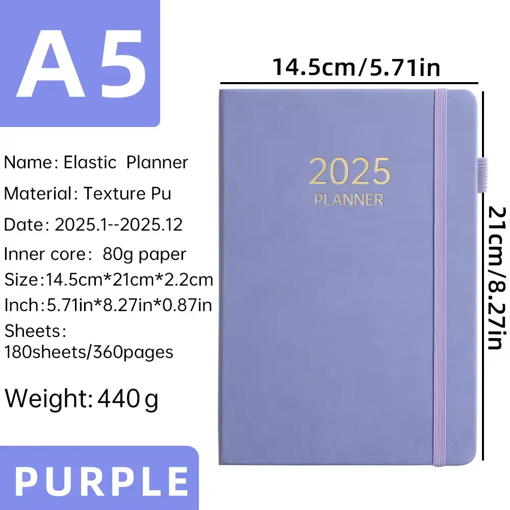 Hot Selling A5 Hardcover Luxury 2025 New Design Notebook Promotional Pu Leather Lined Notebook Custom Journal