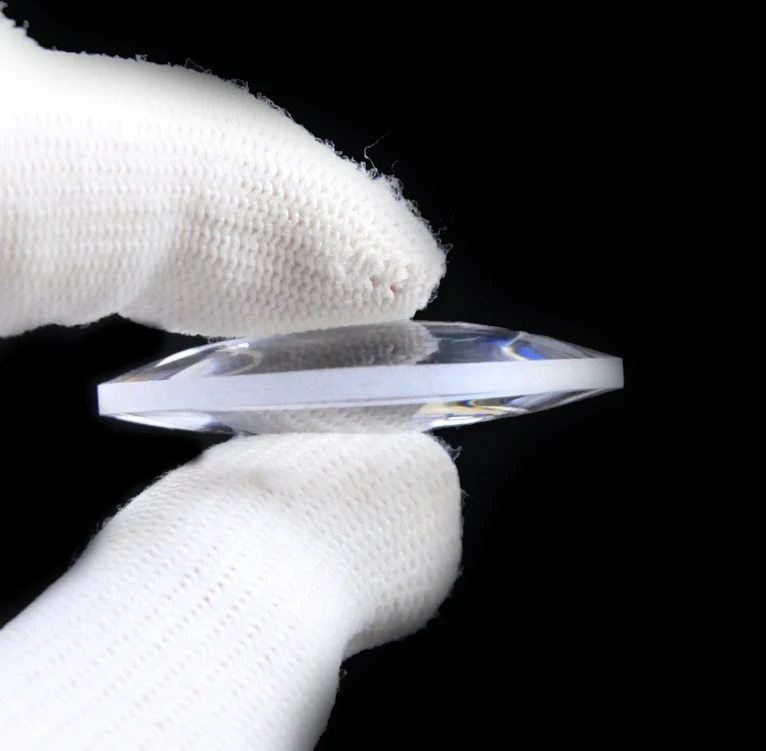 Optical Spherical Glass BK7 K9 Diameter 25mm Focal Length 50mm Biconvex Lens For Magnifier and Optical Instruments