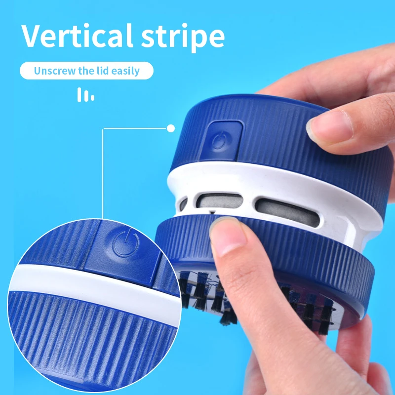 Mini Small Tabletop Rubber Confetti Cleaner Portable Student Desktop Portable Mini Vacuum Cleaner Mini Dust Cleaner