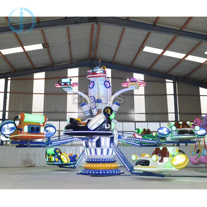 Exciting cheap amusement rides double seats flying plane rides children play game for sale