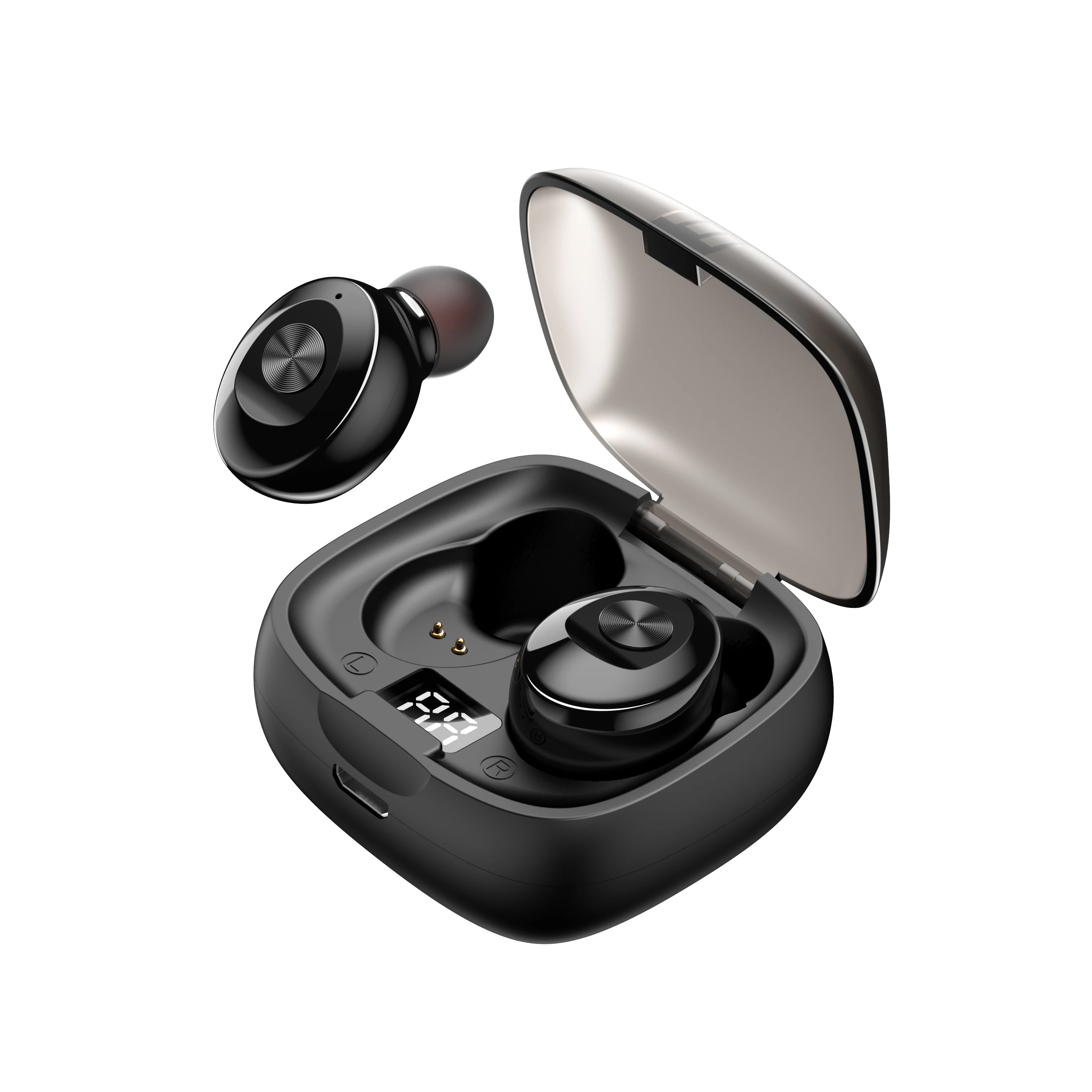 Hand free наушники чехол earpod TWS Беспроводные с ЖК-дисплеем