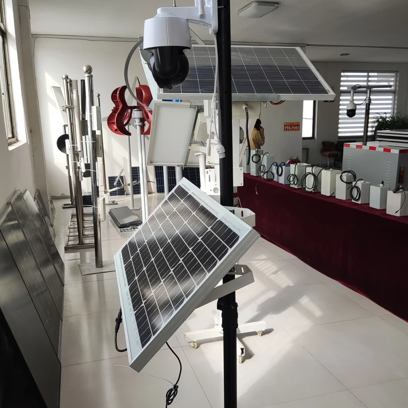 Quick installation IP65 solar panel kit DC 12V off-grid solar camera kit solar power solution for telecom base station