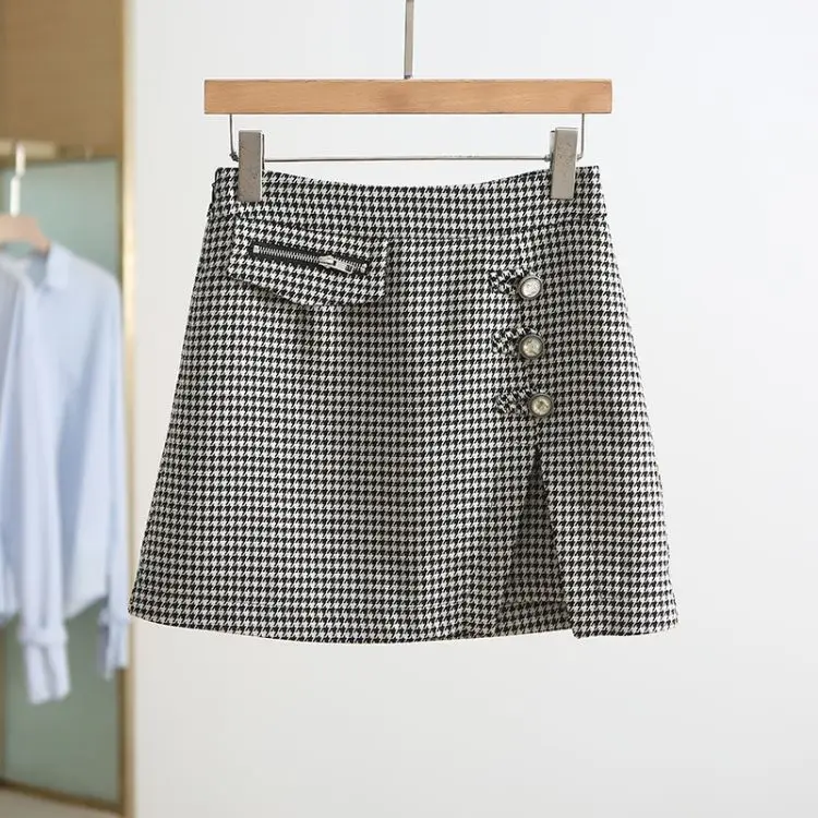 High Waisted Crimson Skirt for Women 100% Cotton Jersey Knit Solid Pattern with Sexy Style and Compression Lined Mesh Short