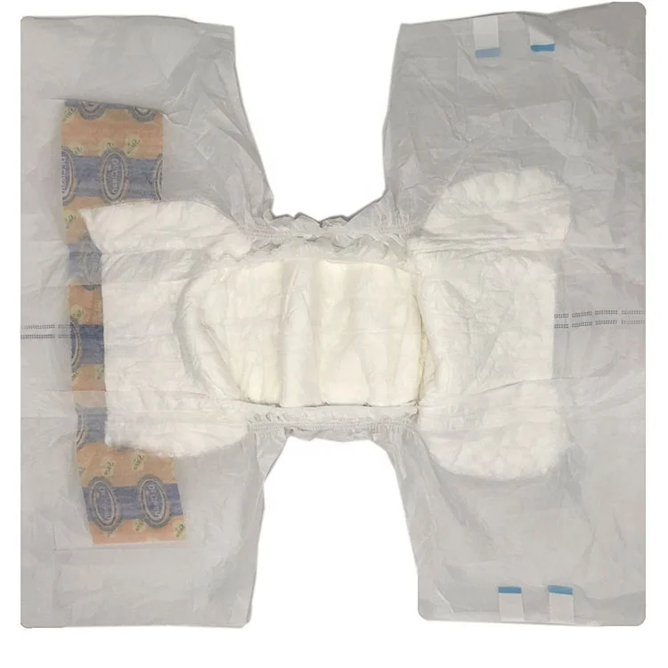 Custom Logo New Design Plastic Like Disposable Adult Baby Diapers Print Adult Pads for Nurse