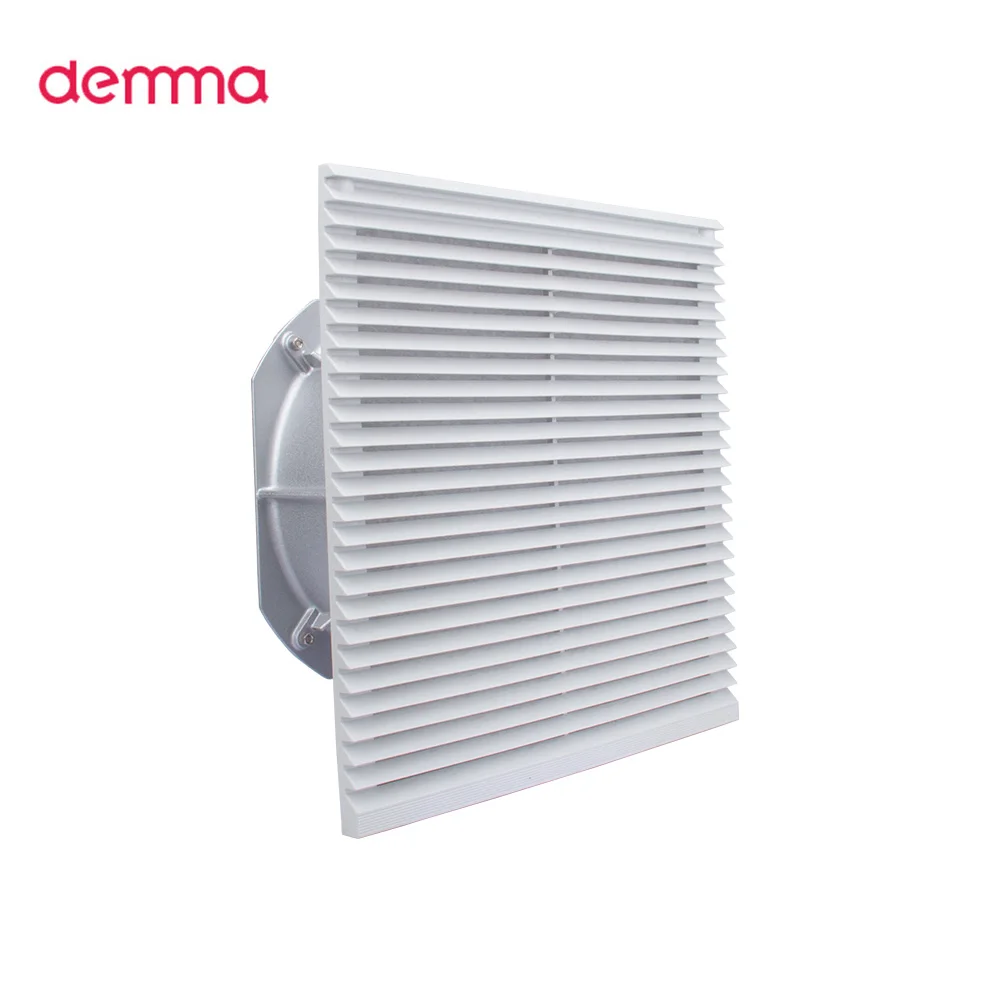 Demma FK6625 24v Dc Ce Certification Cooling Fan Panel Mounting Industrial Air Ventilation Cabinet Cooling Industrial Filter