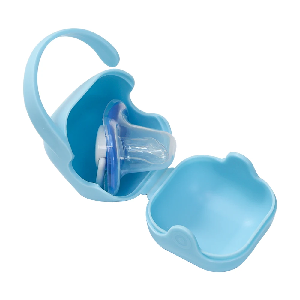 Manufacturer Wholesale New Baby Product Dummy Storage Container Packaging Box BPA Free Nipple Pacifier Holder Case for Baby Kids