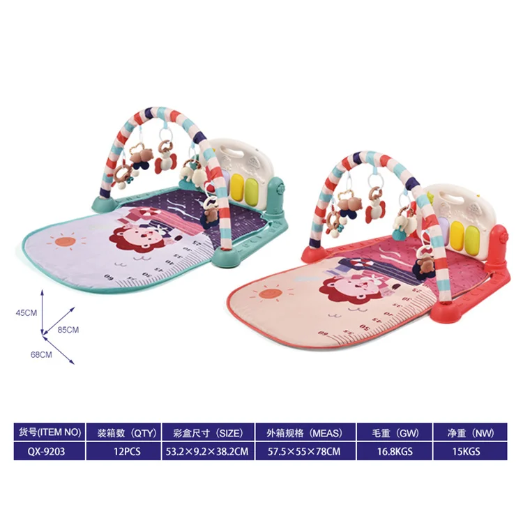 Educational Baby Play Mat Kids Carpets Music Rack Play Mat Puzzle Carpet Piano Keyboard Infant Playmat Gym