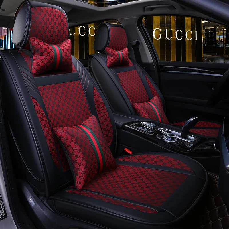 Роскошный дизайнерский чехол на сиденье автомобиля, новый дизайн, полный комплект, чехлы на сиденья автомобиля Beling
