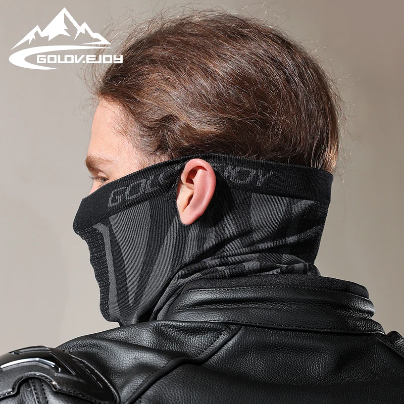 GOLOVEJOY DTJ44 Customized Outdoor Sports Multi-Purpose Headdress Cycling Facemask Neck Gaiter Warm Fleece Bandana