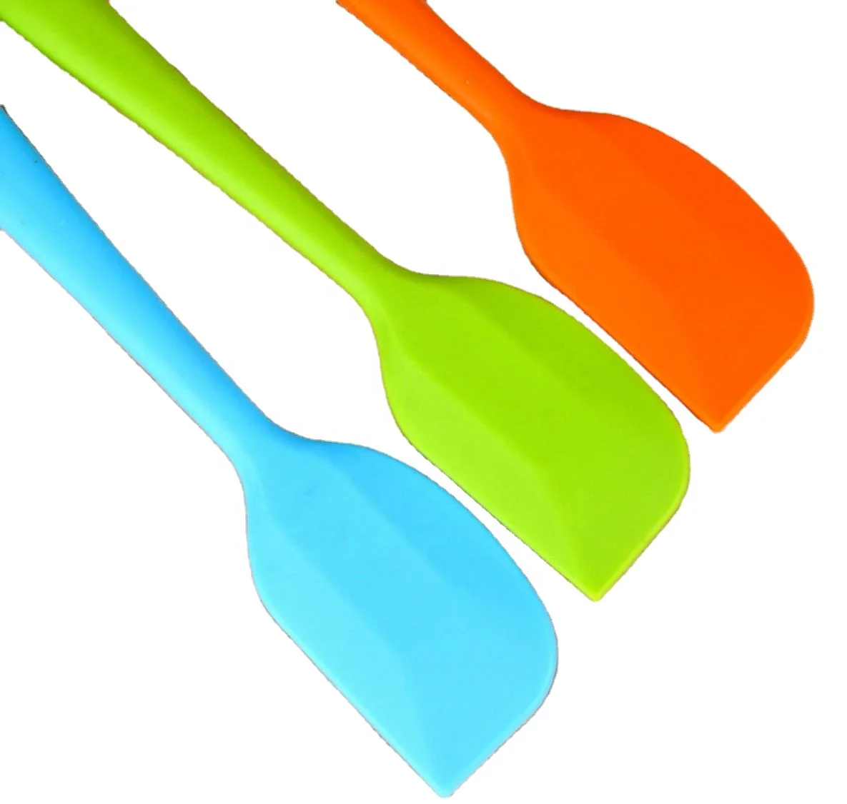 one of the most heat resistant non-stick cake tools silicone spoon spatula with solid small premium scraper spoon kitchen tools