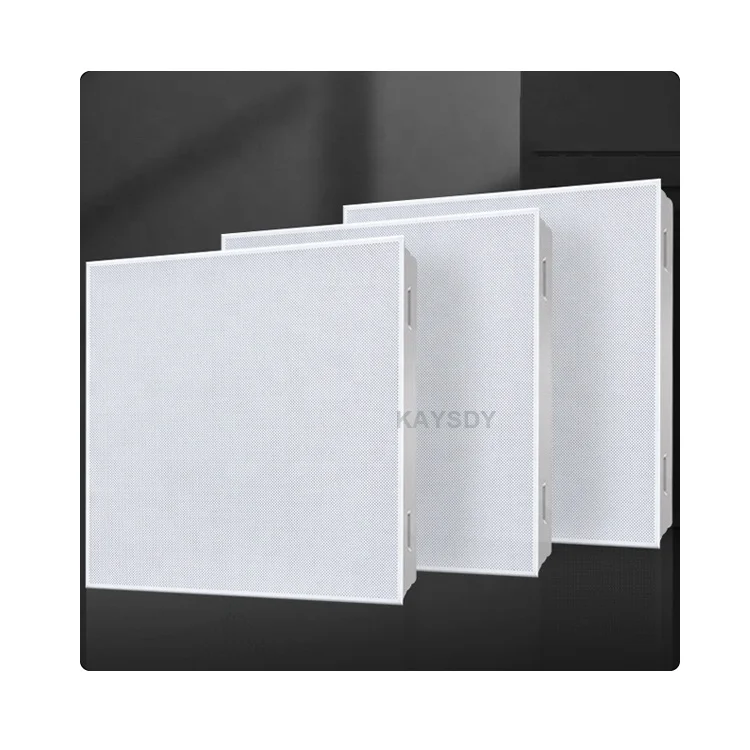 Factory Price Clip-in Aluminum Ceiling Tiles 600x600 Acoustic Roof Plafond Decor Metal Drop Ceiling Tiles