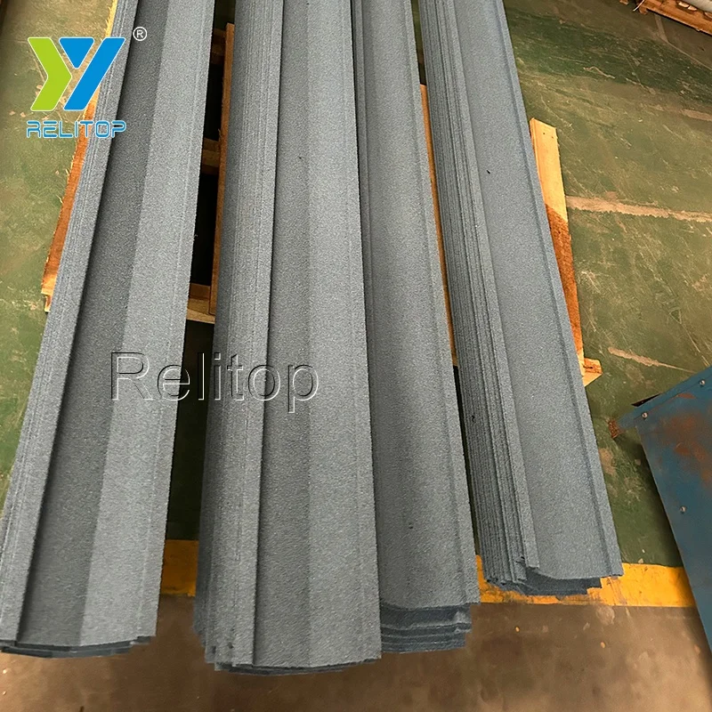 Relitop Factory Roof Tile Accessories Stone Coated Roofing Rain Drainage Gutter Valley Gutter 2000MM Long