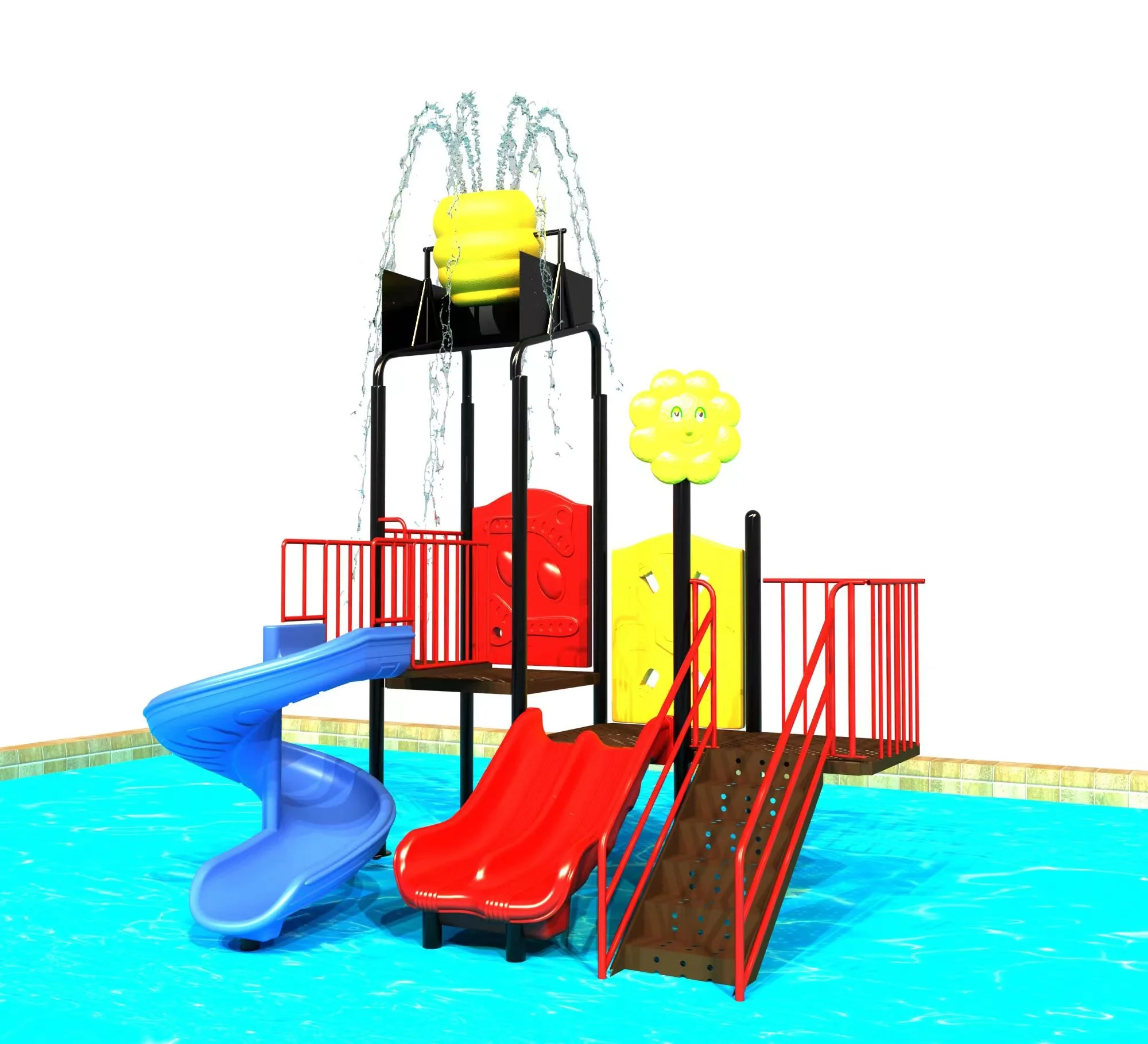 Children play Pool Commercial Inflatable Water Slide for Kid Big Cheap water slide swimming pool tube slide