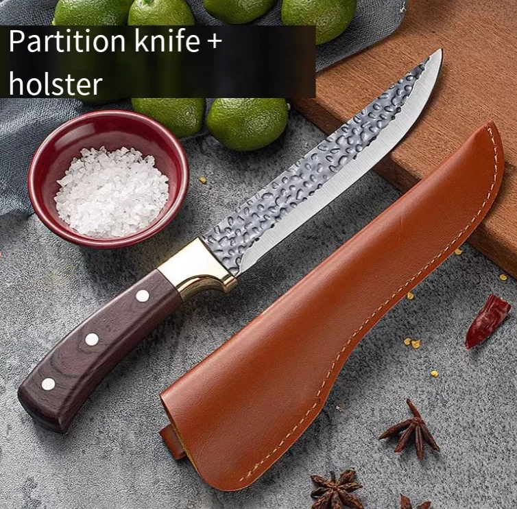 5/6/7inch 3Cr13mov Stainless Steel Butcher Knife with PP+painting Handle Outdoor Multi-functional Custom Knife