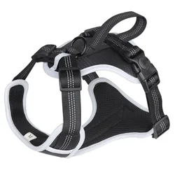 Custom Logo Big Adjustable Non Pull Hunting Harness Outdoor Tactical Military K9 Army Dog Safety Vest Harness for Dog