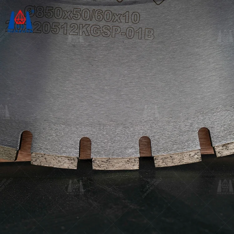 850 900mm Stone Cutting Disc Diamond Circular Saw Blade for Marble Limestone Travertine