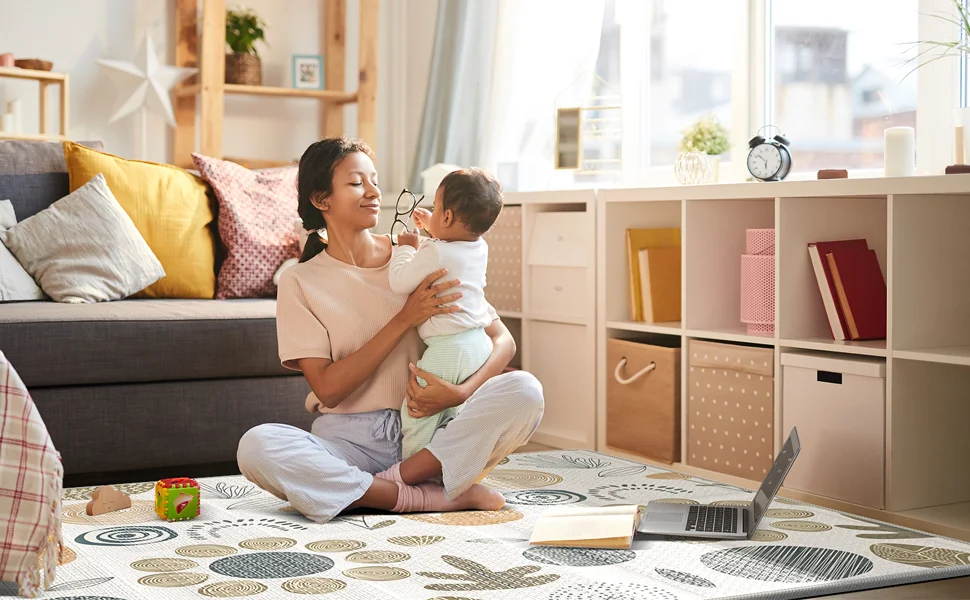 Chinese Supplier PU Polyurethane Bath Mats Printing Puzzle Play Mat Educational Baby Play Gym Kids Floor Mats Kids