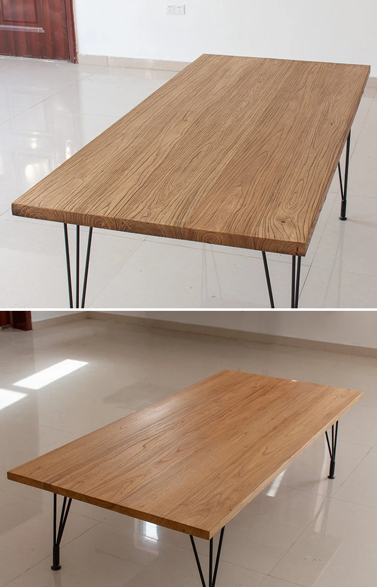 ODM/OEM Solid Wood Walnut Square Dining Table Top With Custom Shape