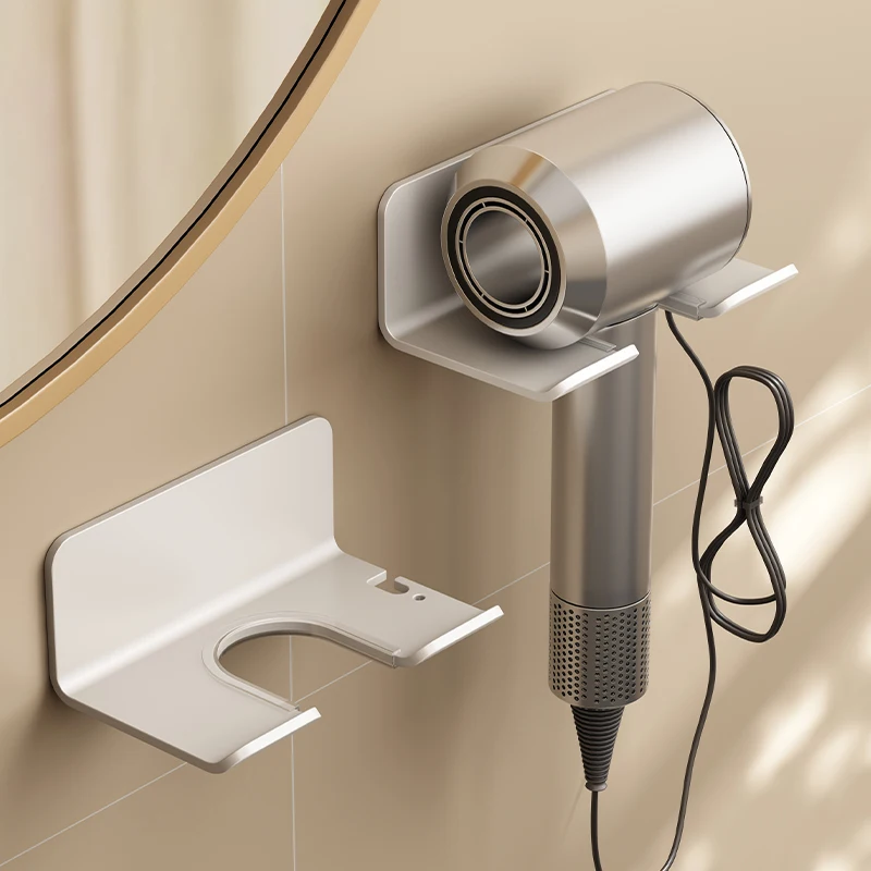 Wall-Mounted Suspension Hair Dryer Bracket Bathroom Punch-Free Hair Dryer Storage Rack Customization