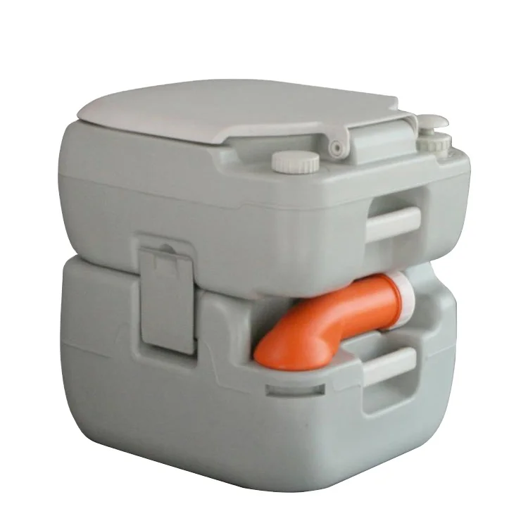 Guci european design reuse type camping toilet easy assembly portable large storage plastic toilet