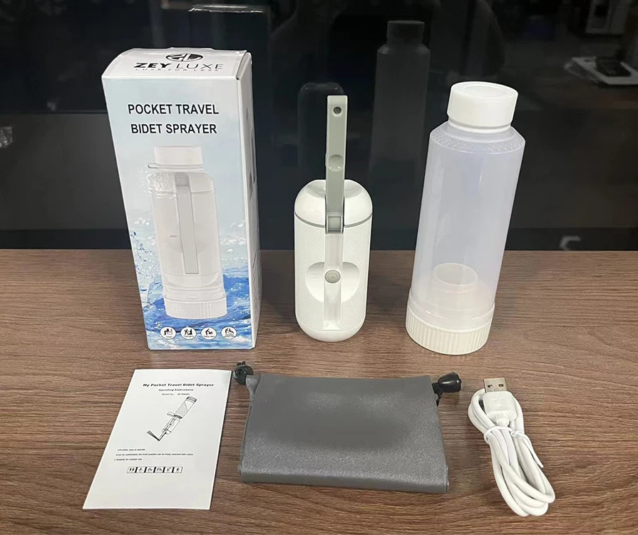Other feminine hygiene products Mini Personal Handheld Travel Bidet Portable with Plastic Bottle 220ML