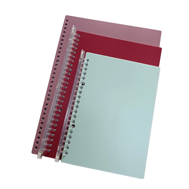 Eco Friendly 65C Hard Plastic Polypropylene Sheet Matte Loose-leaf Notbook Binding Notebook Cover