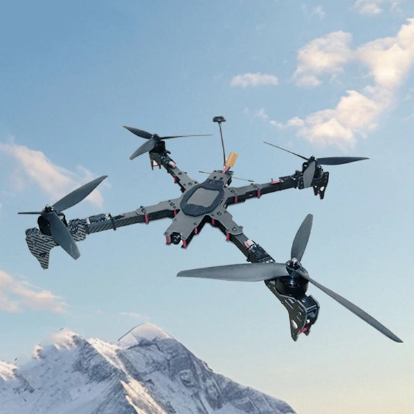 Полезная нагрузка 8 кг 13-дюймовый FPV гоночный Дрон 4214 400KV мотор 100% углеродного волокна F405 90A ESC стек Starlight камера RC комплект дрона