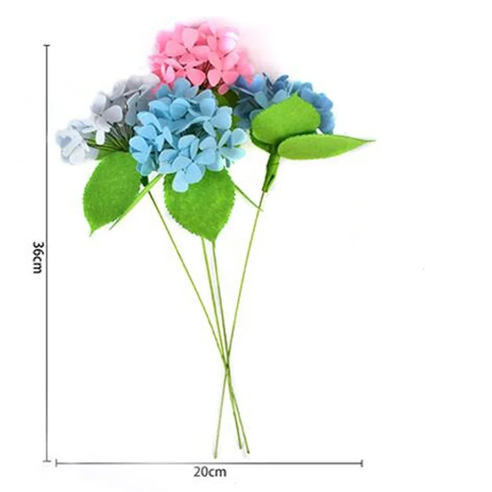 Well Tailored Pre-cut Non Woven Cloth Felt DIY Craft Kits Artificial Flower Making Supplies Set