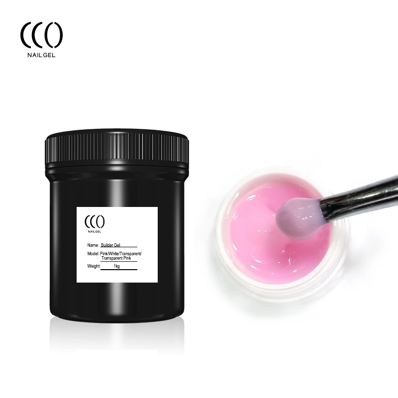 CCO   high quality gel polish OEM 1kg  camouflage jelly gel nail extens uv gel