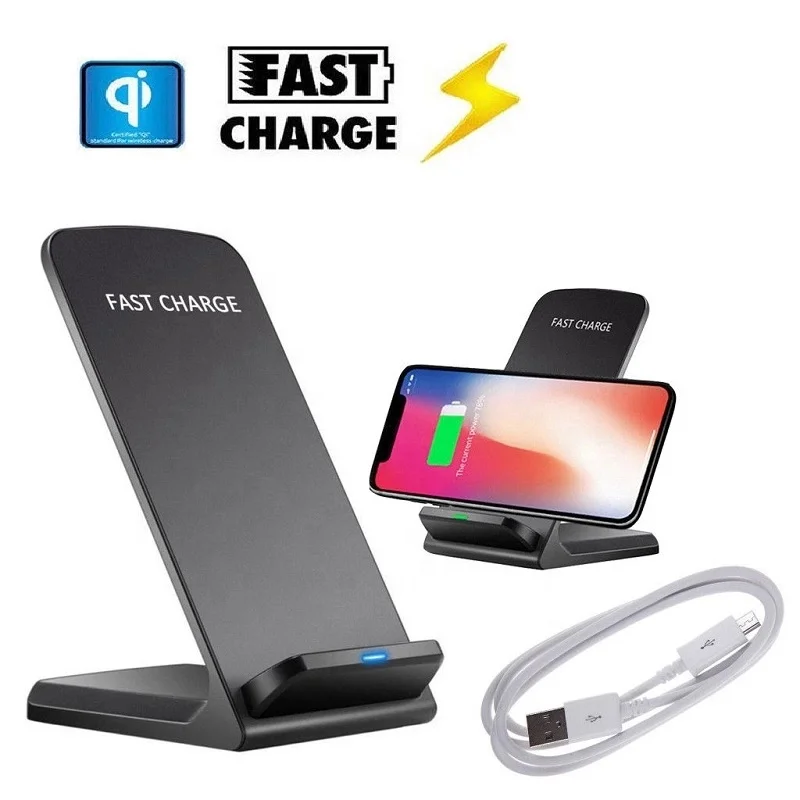 Amazon Top Selling 10W Wireless Fast Charger Wireless Charging Stand Holder