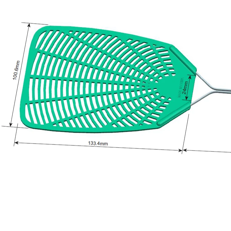 Bug & Fly Swatter  Braided Metal Handle 6 Pack Fly Swatters