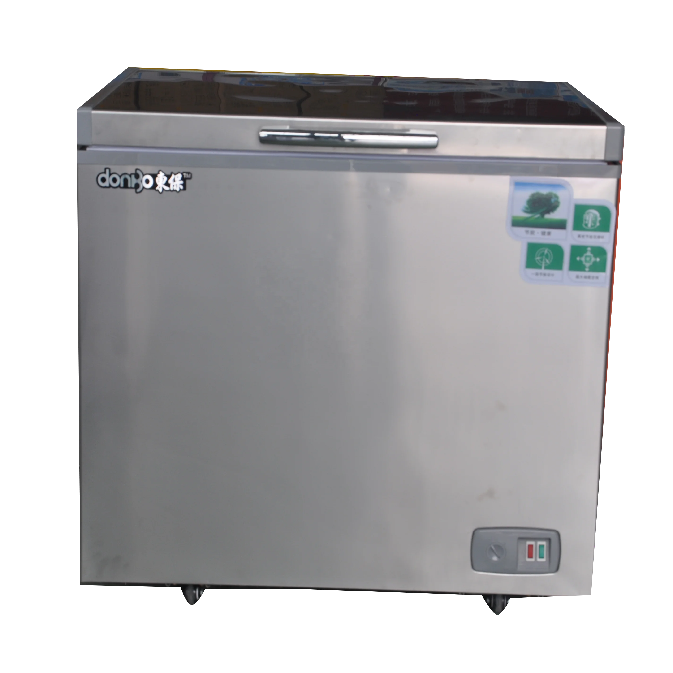 Household mini deep freezer frozen food top open deep freezer refrigerator