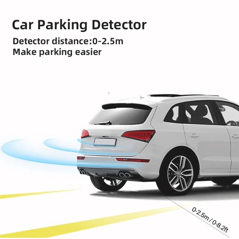 Car Reversing Radar Car Automatic Parktronic LCD Cars Parking Sensor Buzzer Detector System 12V DC Parking Sensor System