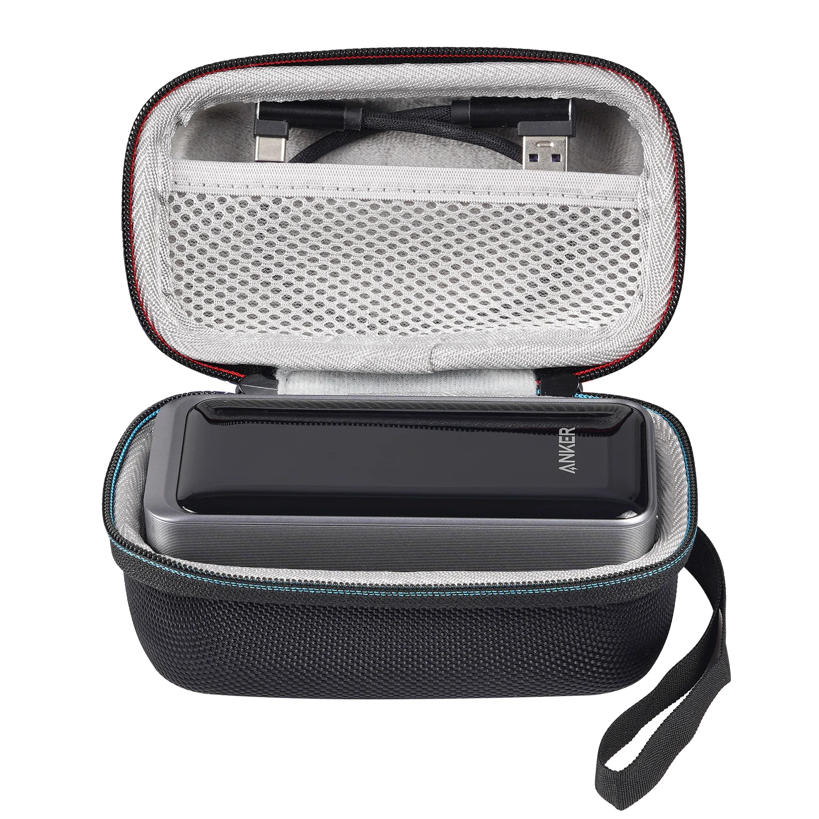Portable EVA Travel carring zipper hard shell smell proof storage case for Anker Prime power bank