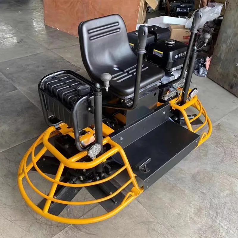 Concrete Power Trowel to Floating the Floor concrete finishing Power Trowel Road machine