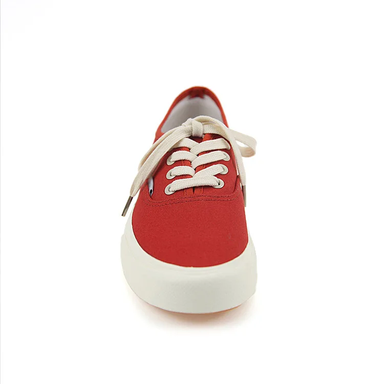 
Wholesale comfortable casual low cut vulcanized sneakers flat canvas shoes women 