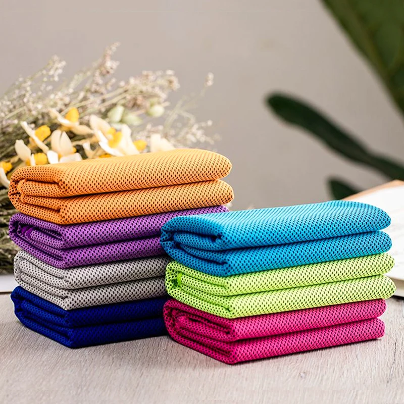 Wholesale gym sports towel quick dry and cooling custom cooling towels microfiber cool sports ice towel