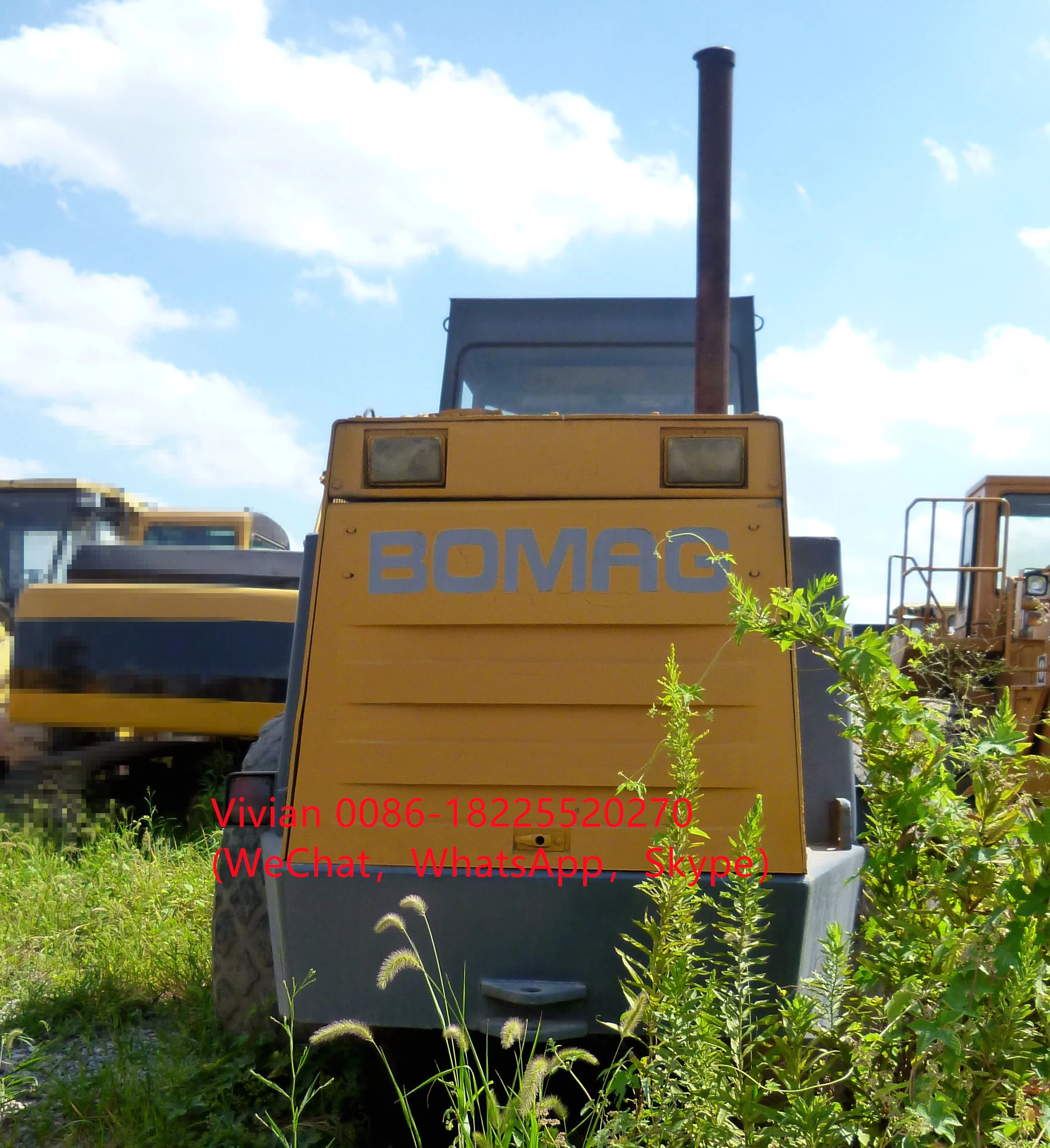 Оригинальный Bomag BW217-2 дорожный каток Подержанный для