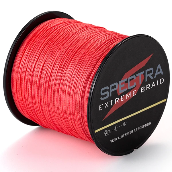 Плетеная многонитевая рыболовная леска DORISEA SPECTRA 4 нити 100 м-2000 м 6-100LBS 100%