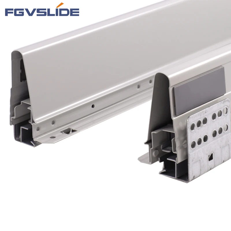 86 мм двойная стена мягкая закрывающаяся выдвижная система тонкий металлический шарикоподшипник ящик скольжения для ящика инструмента