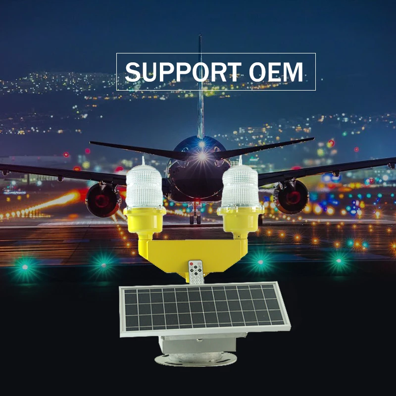 Safety waterproof IP66 helipad beacon airfield flashing warning lights