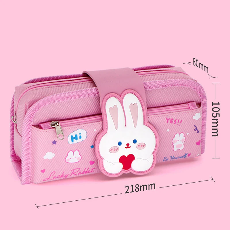 Cartoon Stationery Detachable Penbag Separate Pencil Case School pouches 2 in 1
