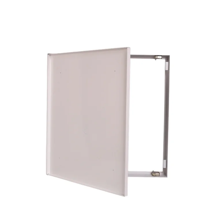 Automatic ceiling tile access panel inspection door